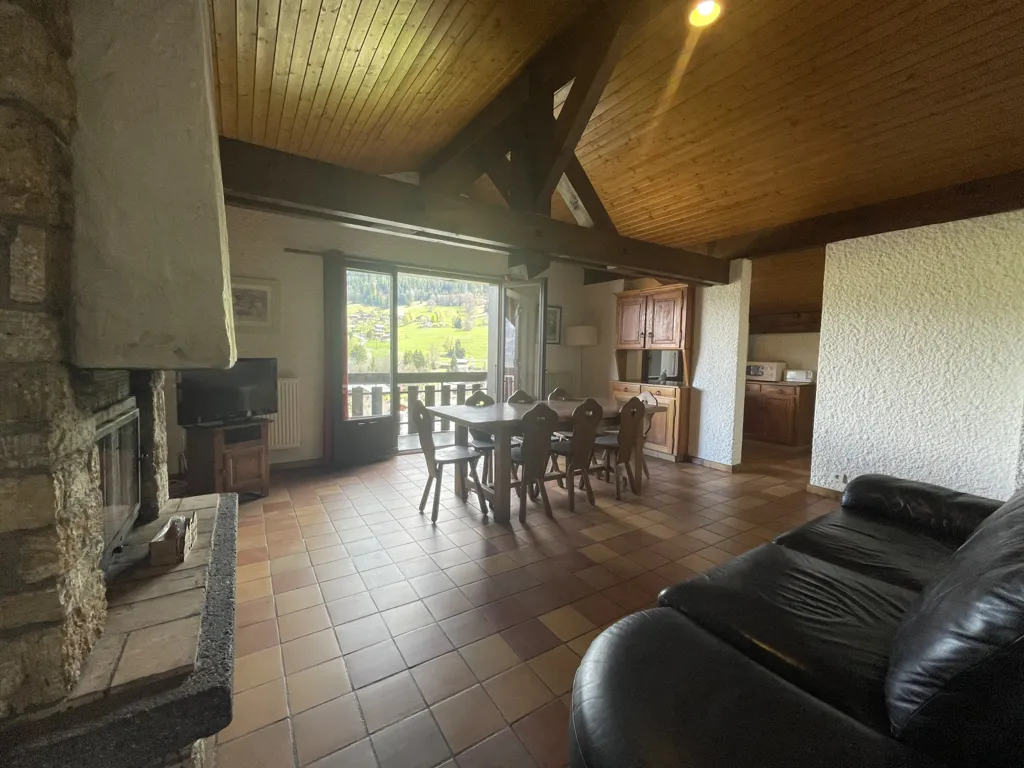 Dining Room - Chalet with Mont-Blanc Views in Combloux