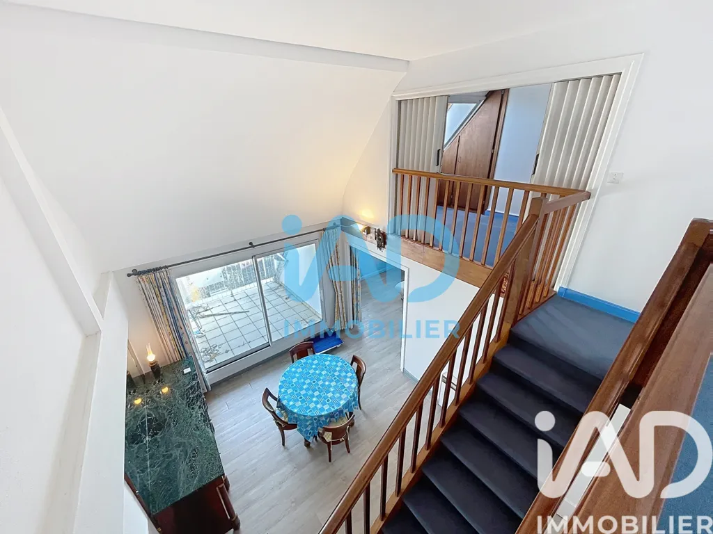 Séjour - Appartement Duplex avec Terrasse à Quiberon