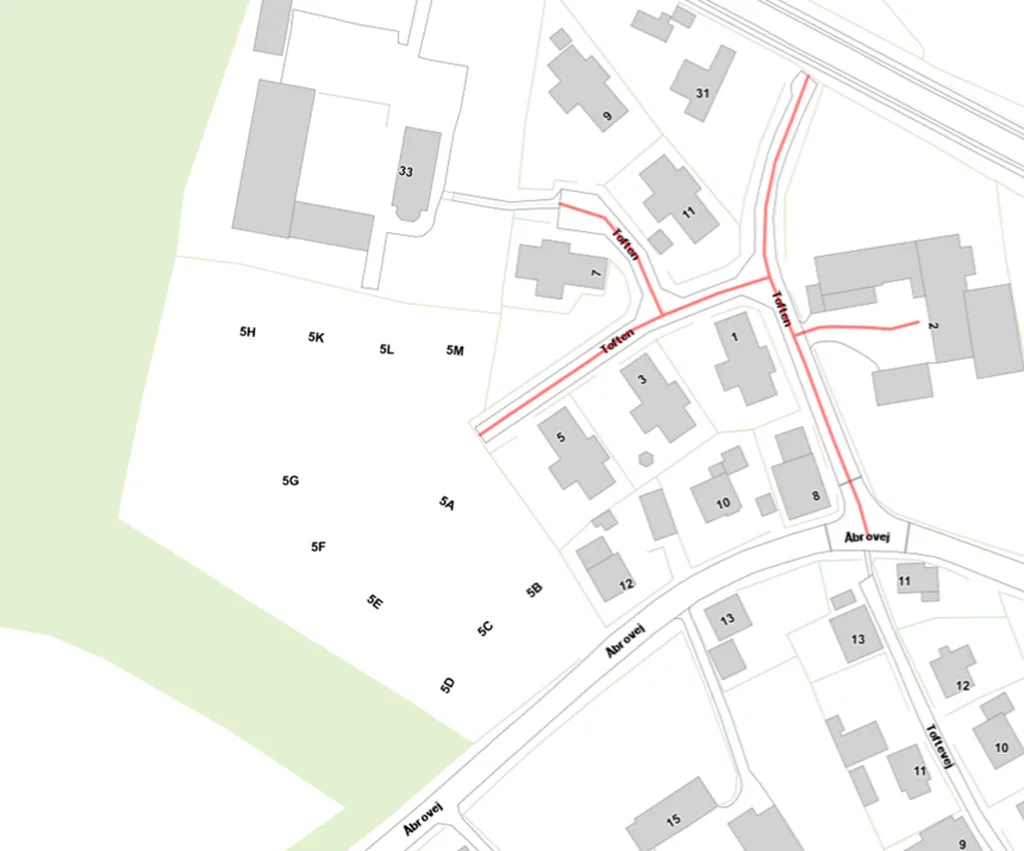 Year-Round Plot with 5G Coverage in Langå