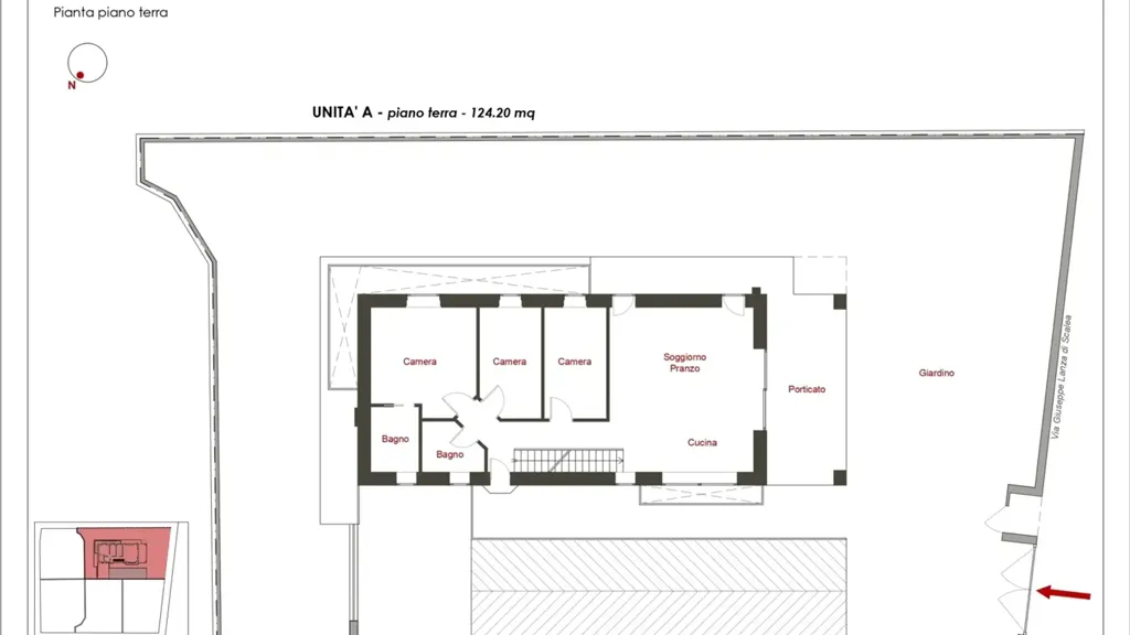 Plan - Modern Villa with Pool in Palermo