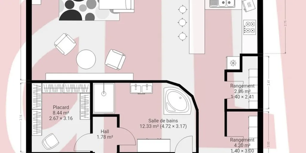 Plaan - Loft with Industrial Charm in Lot