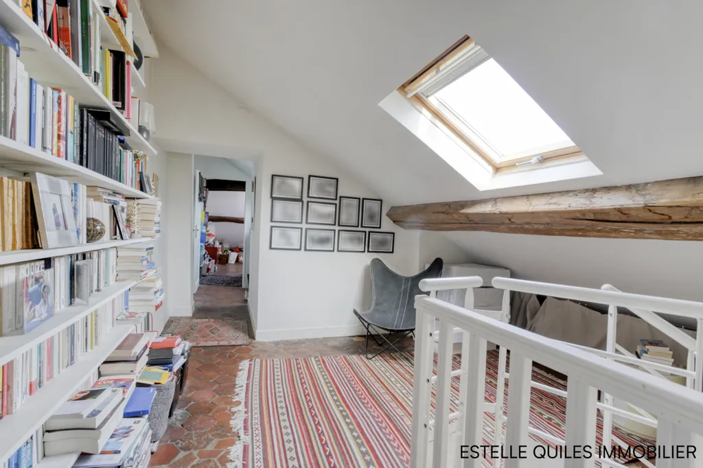 Séjour - Appartement Duplex de Charme à Versailles Notre-Dame