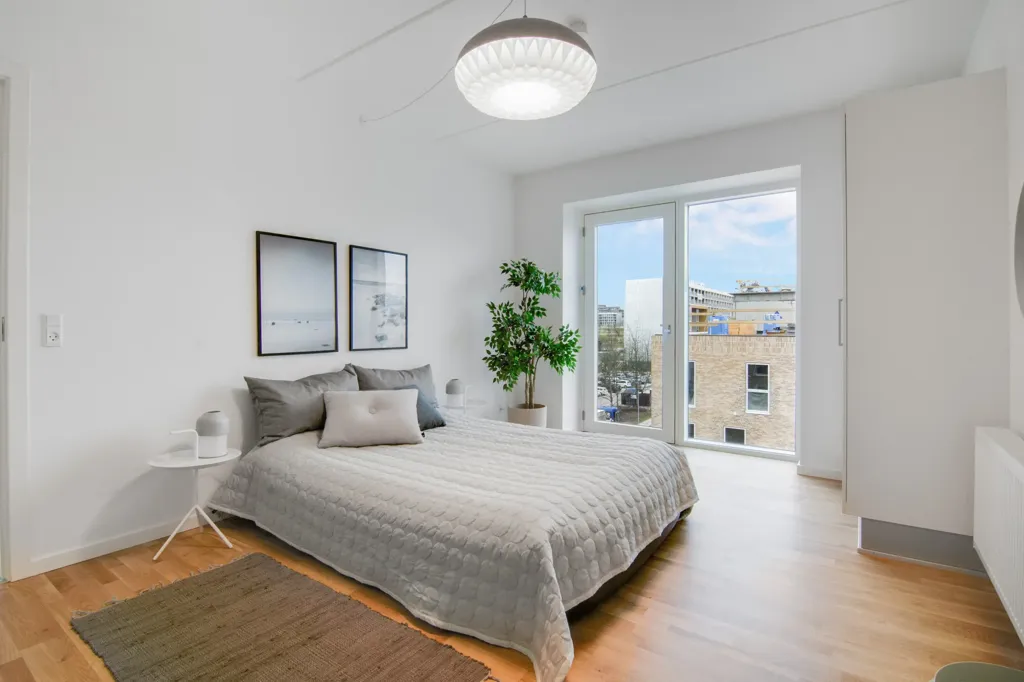 Camere da letto - Modern Flat with Balcony in Brabrand