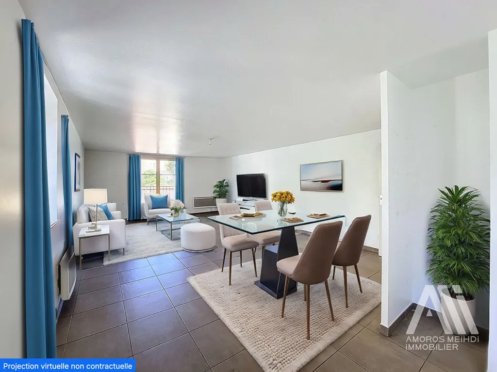 Söögituba - Modern Flat with Open-Plan Kitchen in Hyères Centre