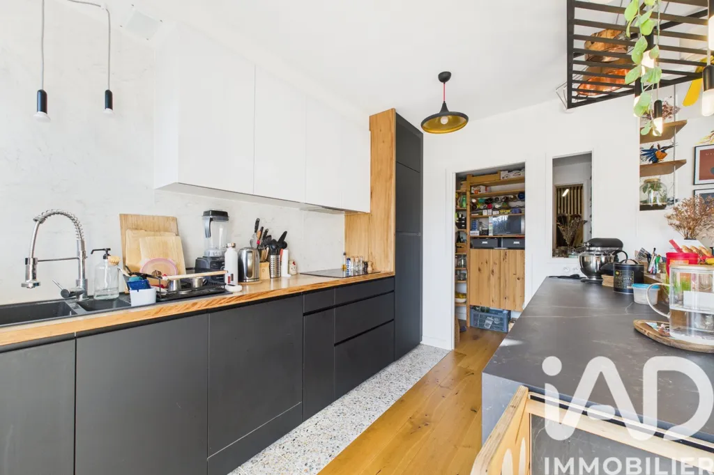 Köök - Renovated Apartment with Balcony in Thonon Ouest