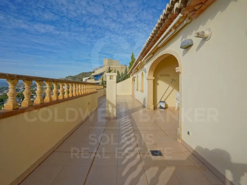 Terrace - Traditional Villa with Panoramic Views in Javea