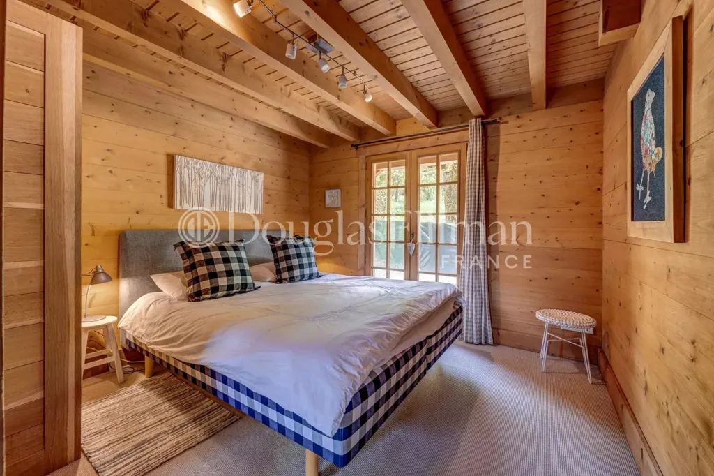 Chambres - Chalet de 4 Chambres avec Vue Panoramique aux Houches