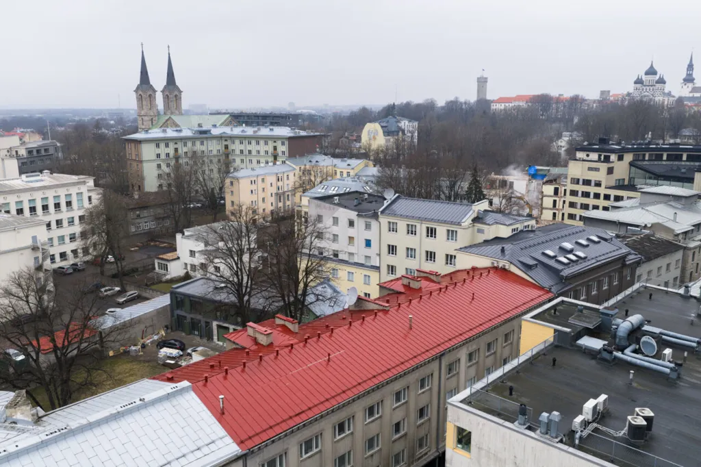 Vista aerea - Apartment with Private Garden in Tallinn Centre