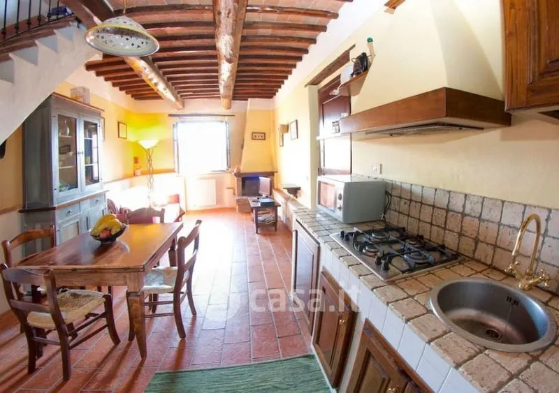 Köök - Apartment with Garden and Pool in Piegaro