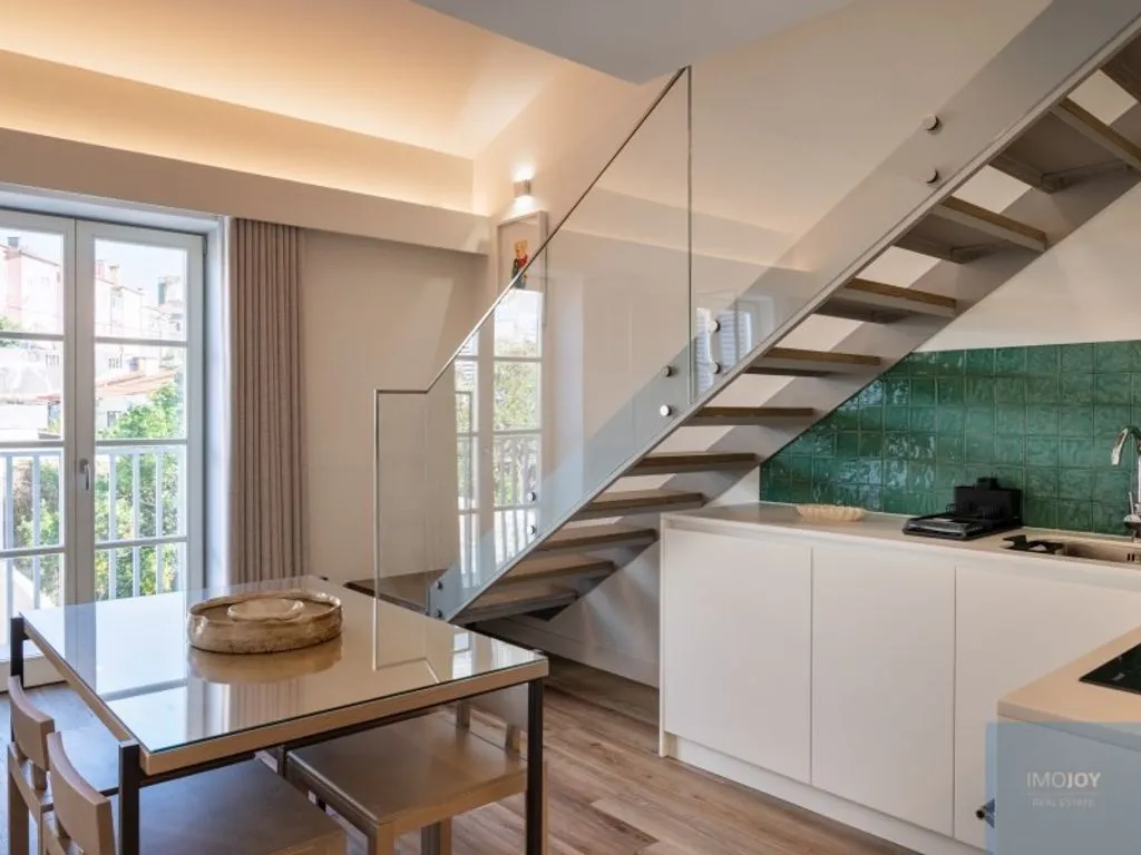 Köök - Loft with River View in Vila Nova de Gaia