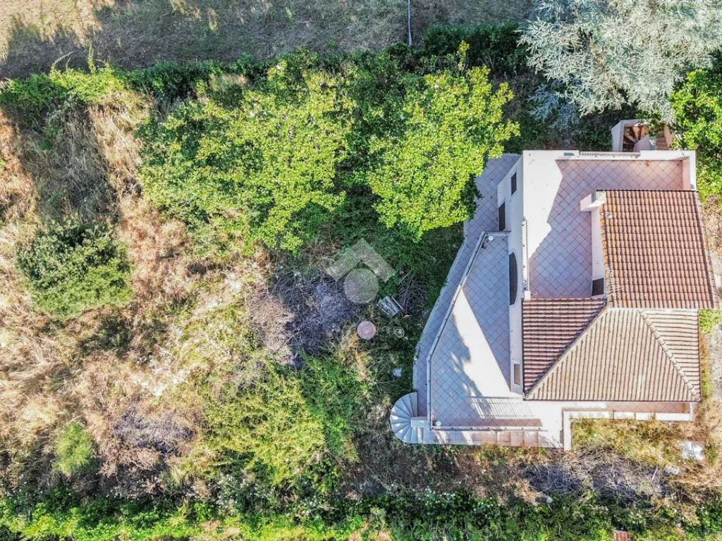 Aerial - Villa with Lake View in Bracciano