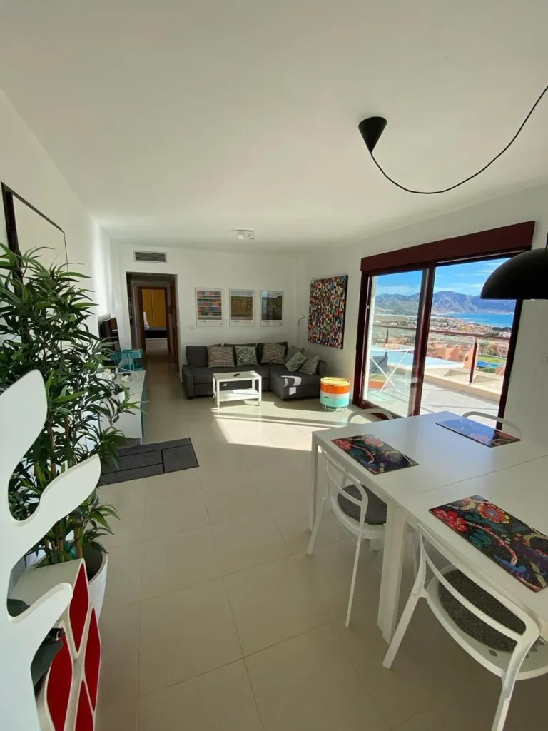 Söögituba - Penthouse with Sea Views in Mojón Hills