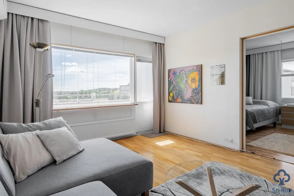Séjour - Corner Apartment with Balcony in Turku Ilpo