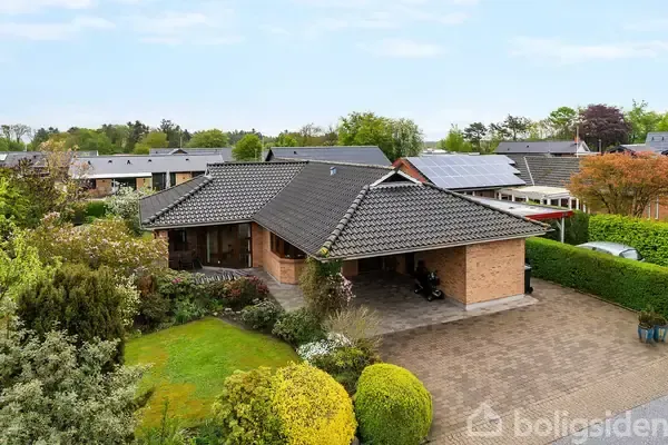 Vue aérienne - Villa with Garden in Haderup