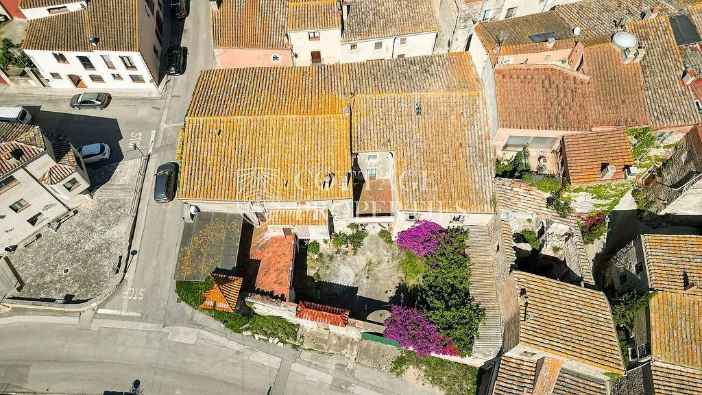 Aerial - Traditional Masía in Bellcaire d'Empordà
