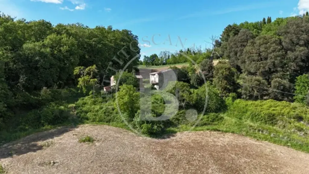 Vue aérienne - Rustic Casale with Panoramic Views in Gambassi Terme