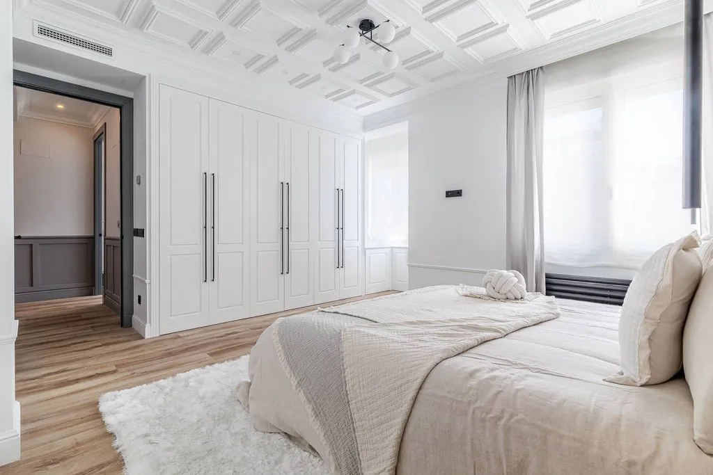 Chambres - Luxury Apartment with High Ceilings in Madrid