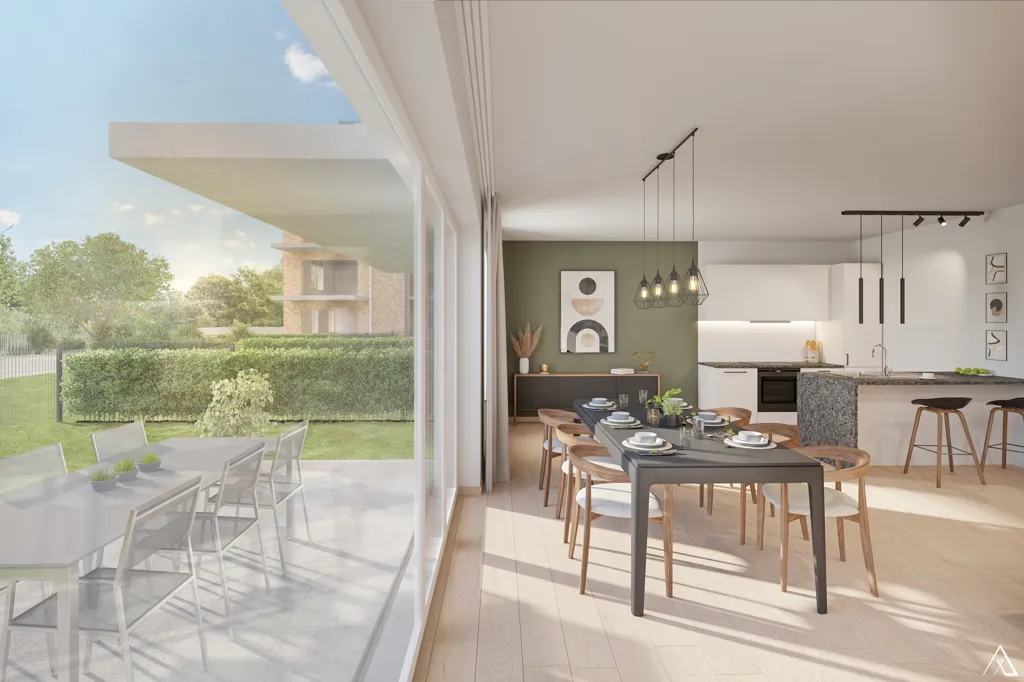 Energy-Efficient Apartments with Views in Court-Saint-Etienne