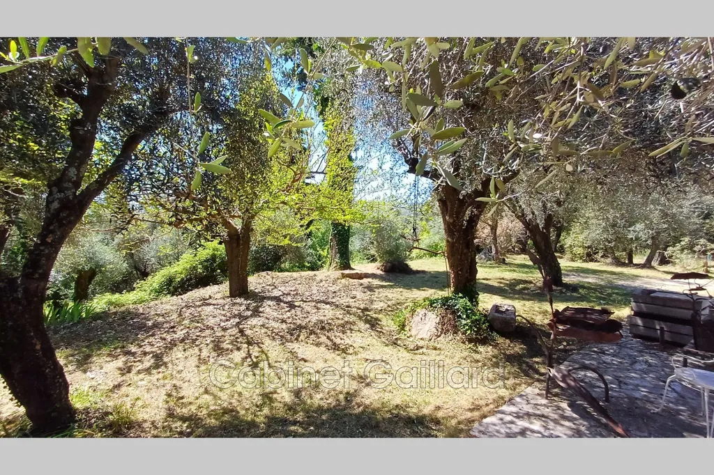 Jardin - Maison Traditionnelle avec Oliviers à Cabris