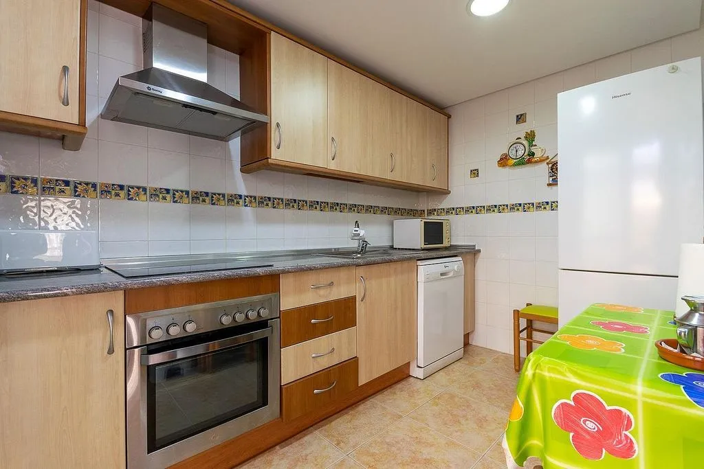 Köök - Chalet with Pool and Terrace in Santa Pola