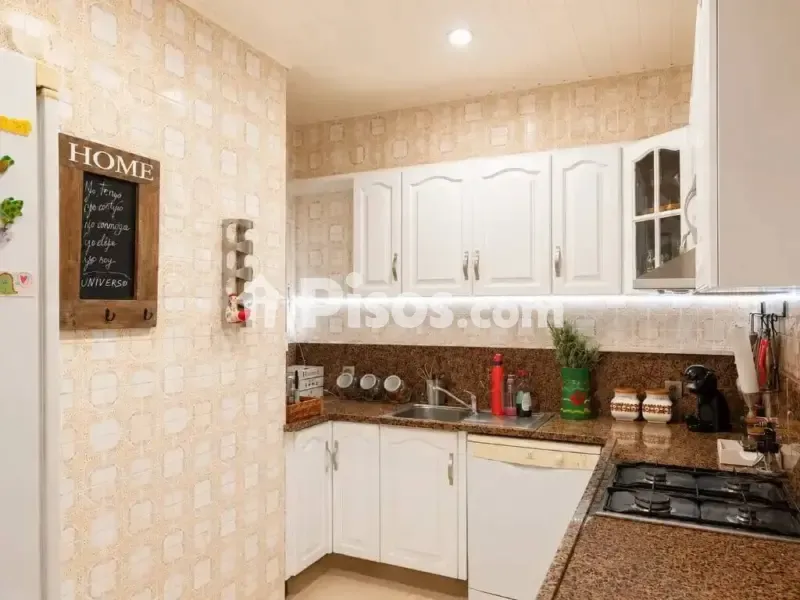 Köök - Apartment with Balcony in Sant Pere de Ribes