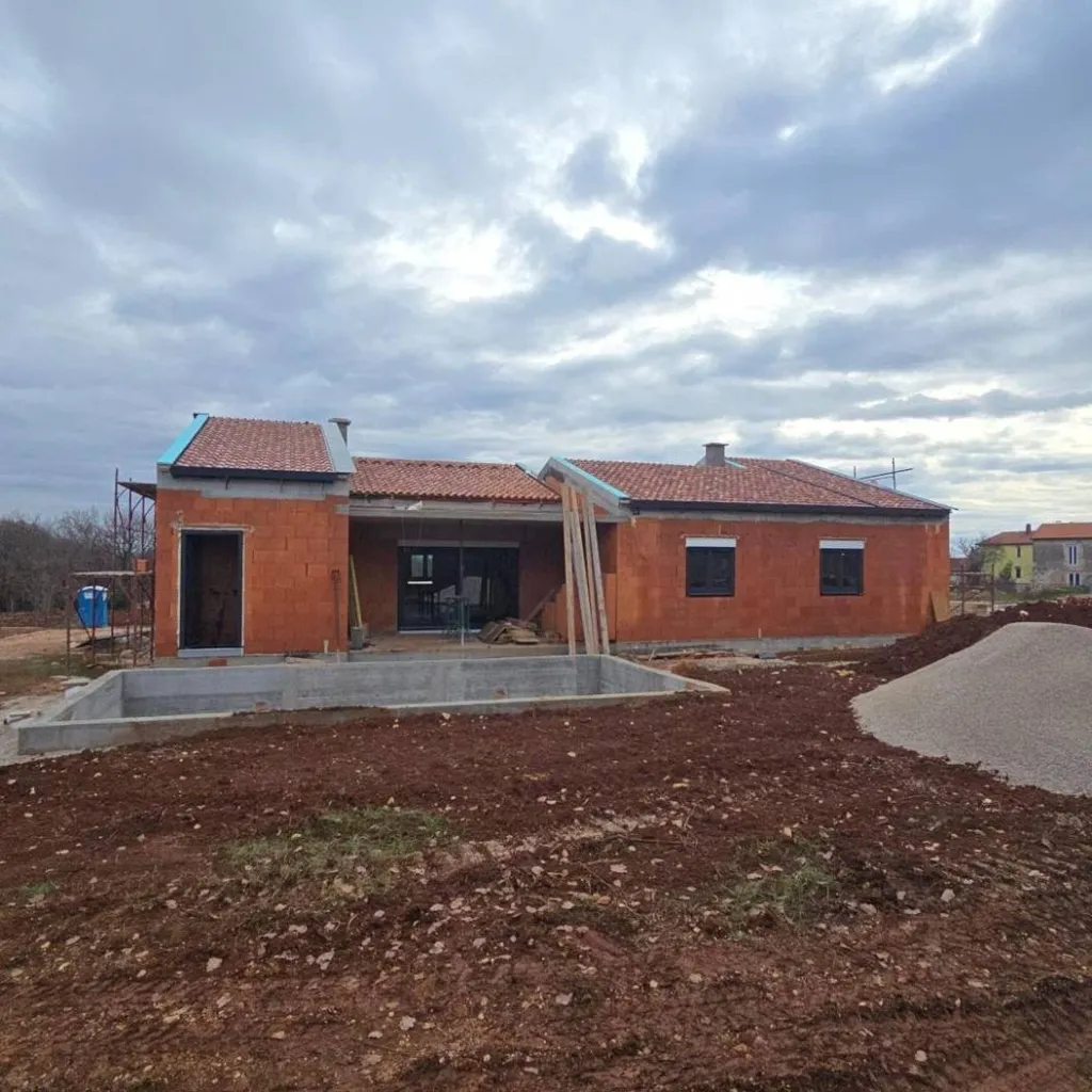 Exterior - Duplex House with Pool in Kaštelir-Labinci