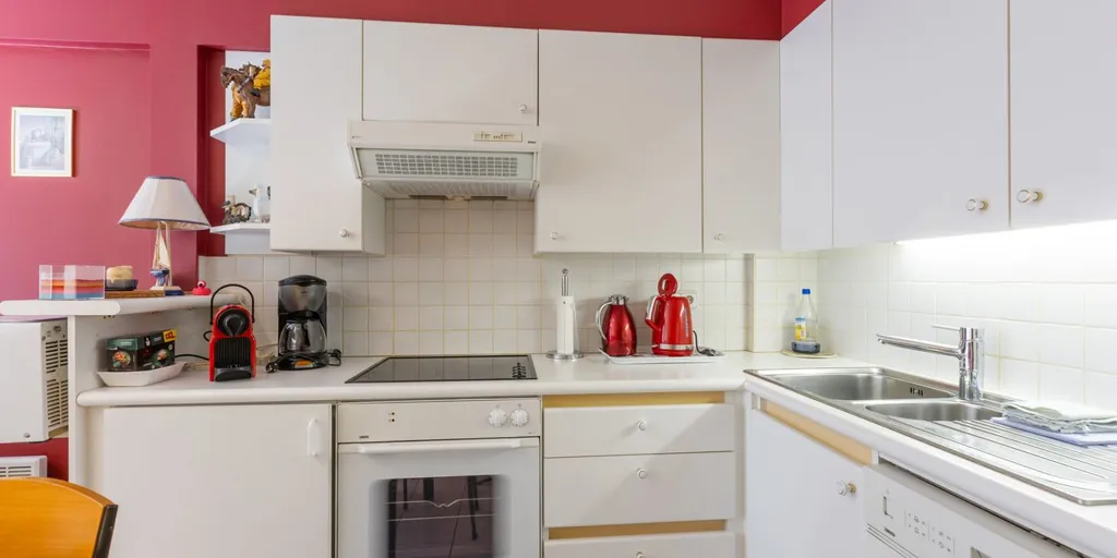 Köök - Apartment with Seafront Access in Middelkerke