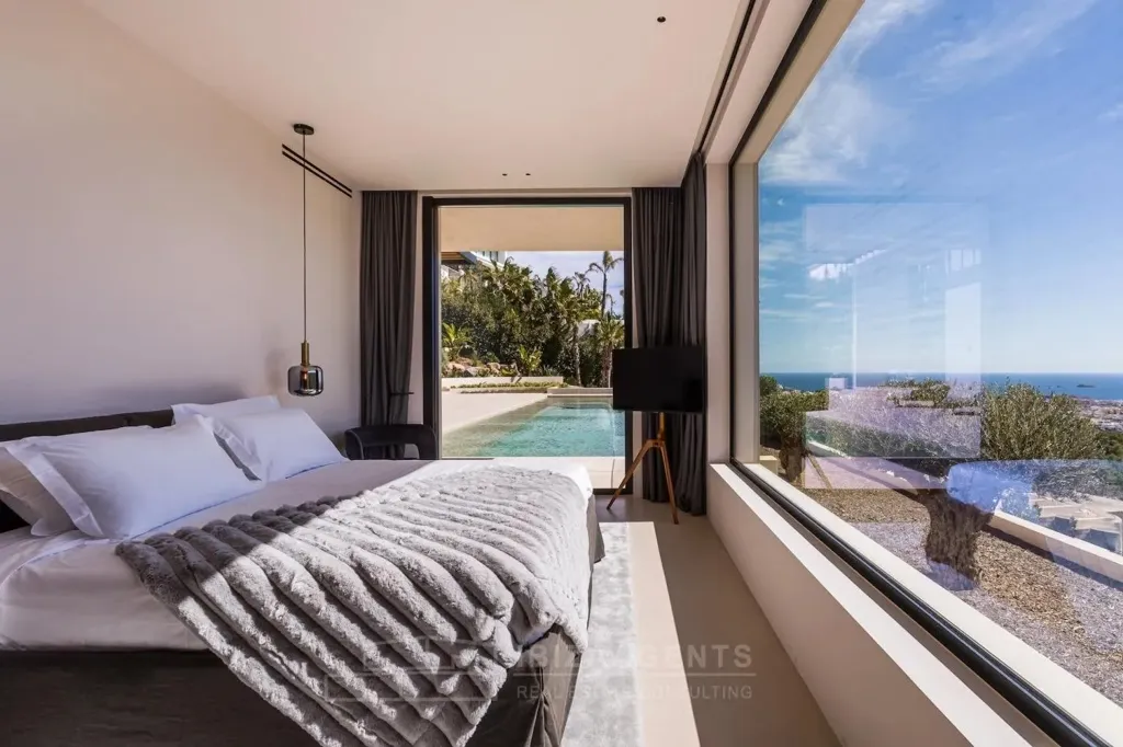 Schlafzimmer - Luxury Villa with Sea View in Ibiza