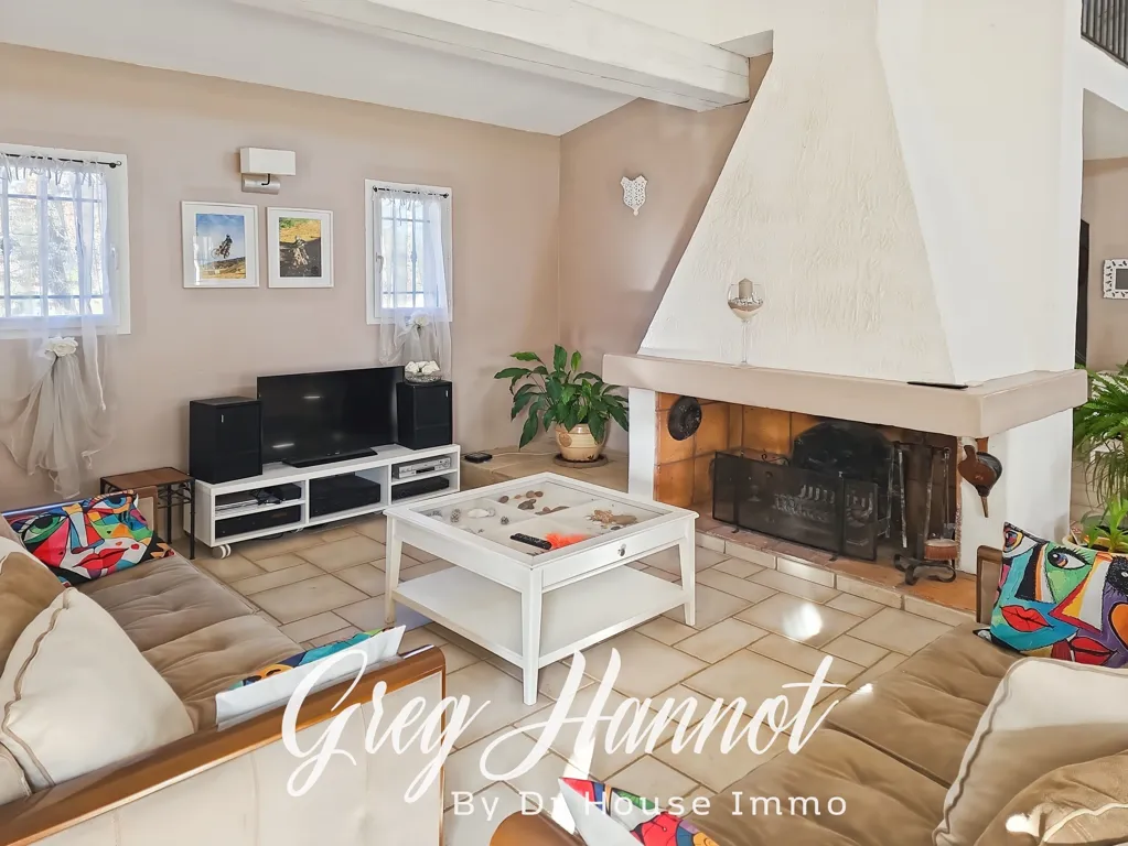 Séjour - Maison de Charme avec Piscine à Besse-sur-Issole