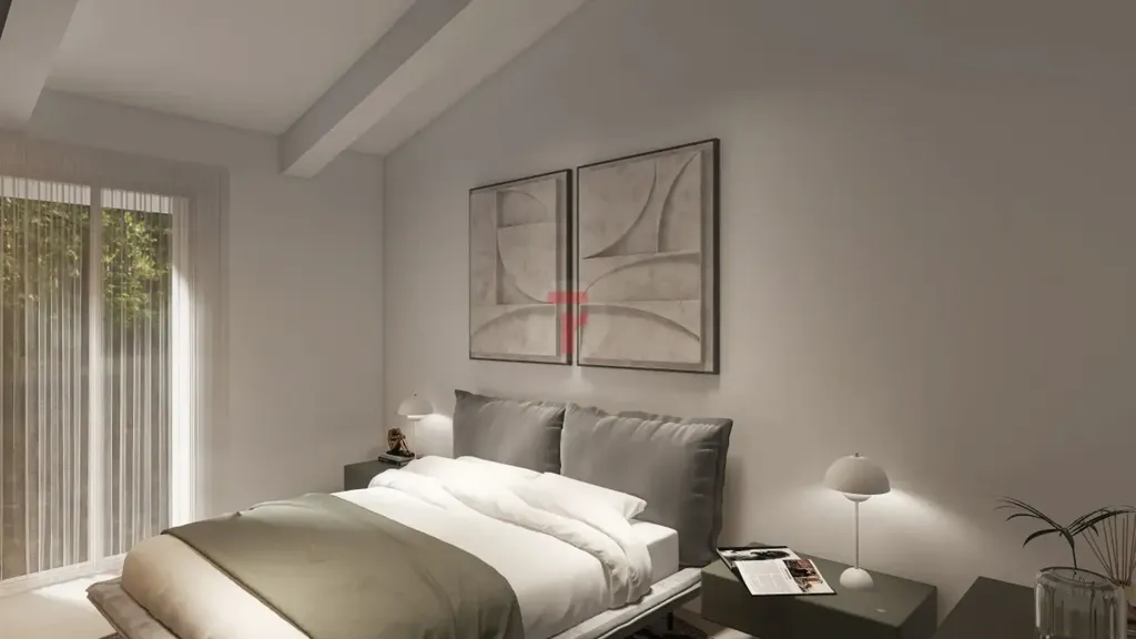 Bedrooms - Modern Penthouse with Large Terrace in Polverara