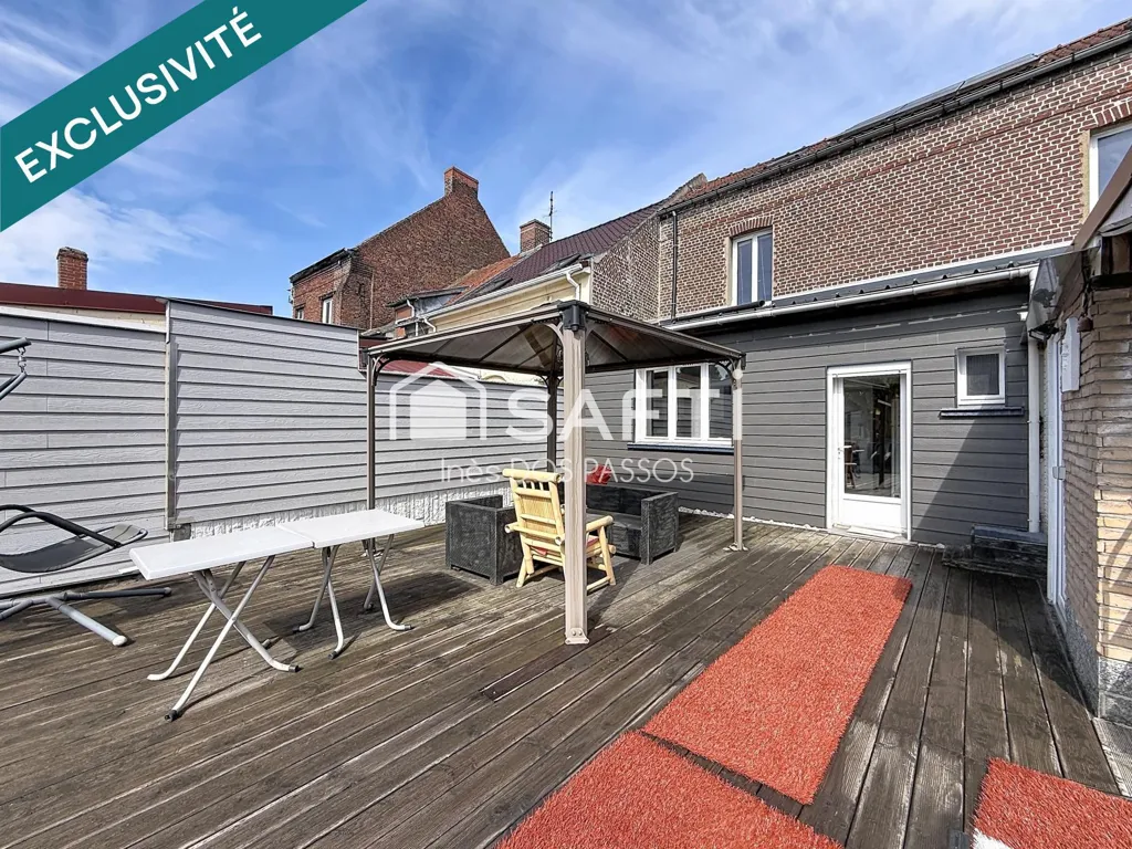 Terrace - 6-room house in Montigny-en-Gohelle