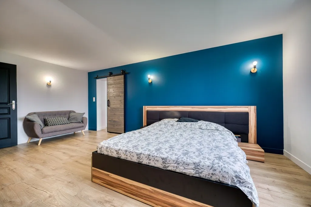 Bedrooms - Modern Villa with Ocean View in Saint-Palais-sur-Mer