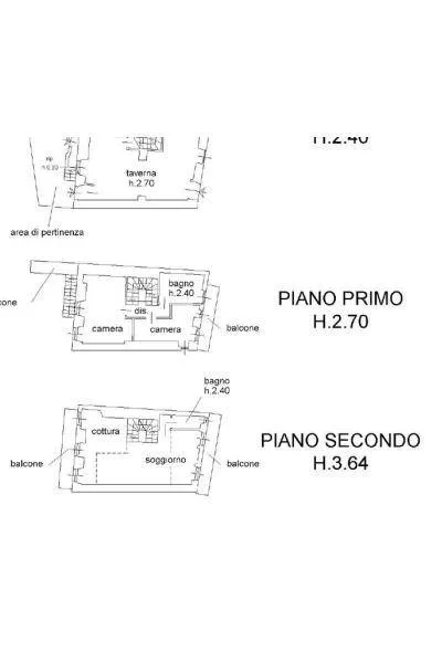Plan - Rustic Villa with Lake View in Verbania
