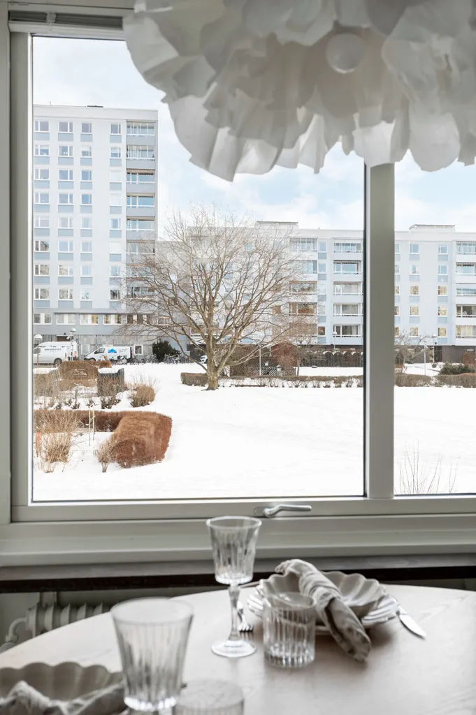 Sala da pranzo - Renovated Flat with Balcony in Söder, Jönköping
