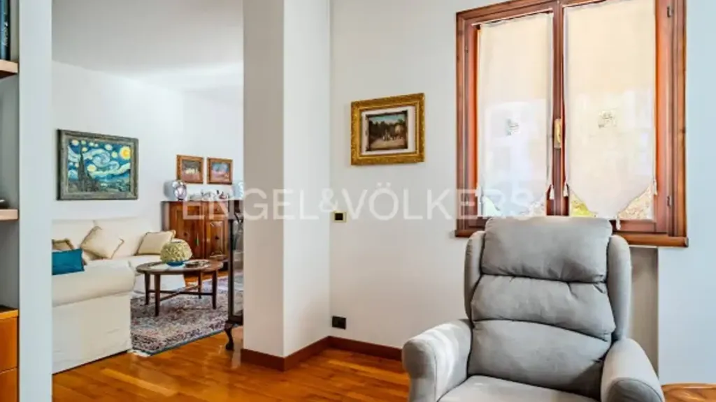 Living Room - Luxury Villa with Garden in Casier, Treviso