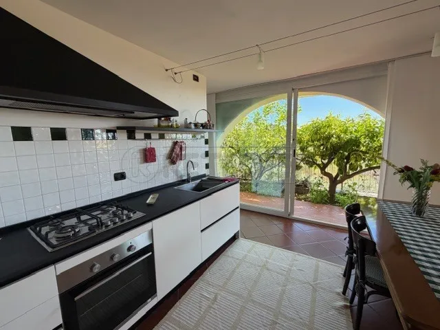 Köök - Restored Apartment with Sea View in Boissano
