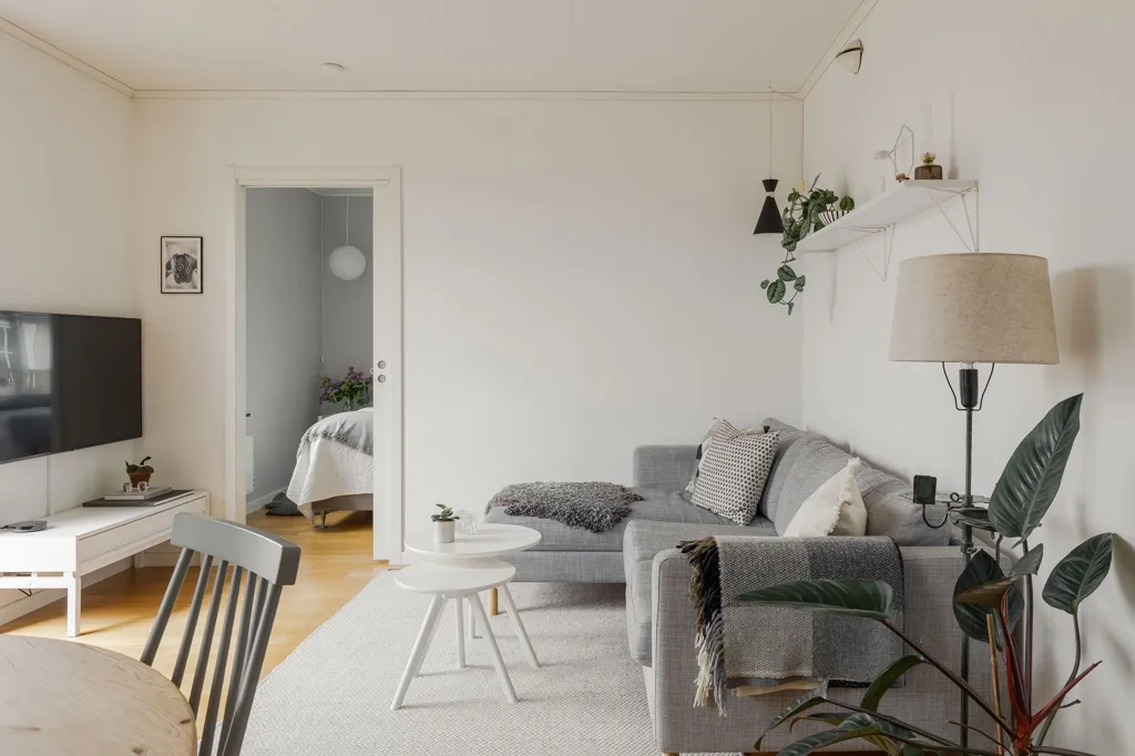 Séjour - Two-Bedroom Flat with Balcony in Östra Lugnet