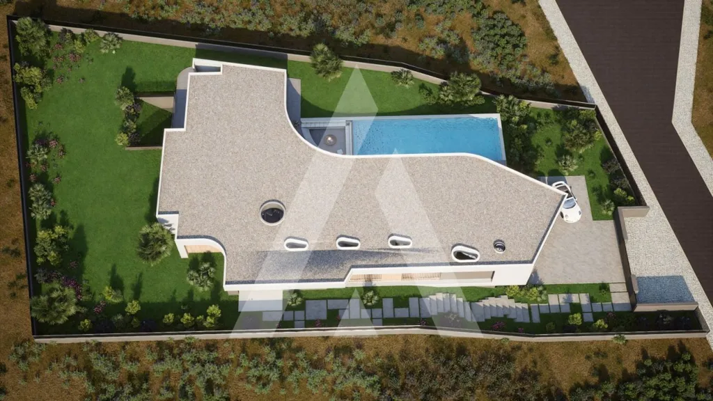 Õhuvaade - Luxury Plot with Pool in Vila Alegre, Fernão Ferro