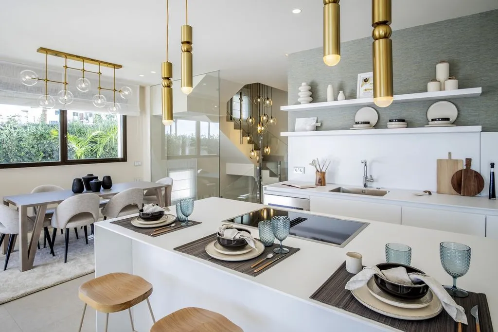 Köök - Beachfront Villa with Pool in Estepona