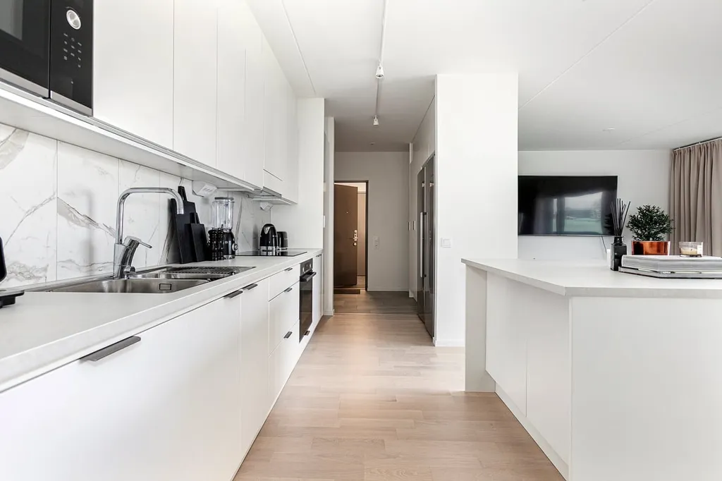 Cuisine - Apartment with Canal View in City Centre