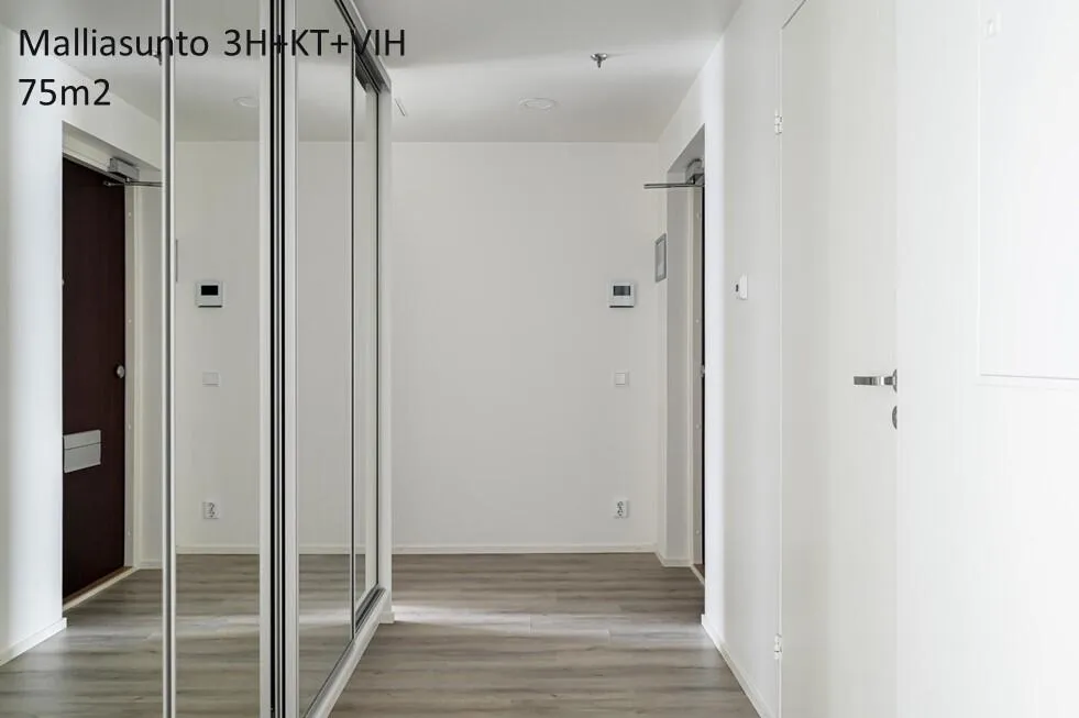 Esik - Modern Flat with Glazed Balcony in Aurinkolahti