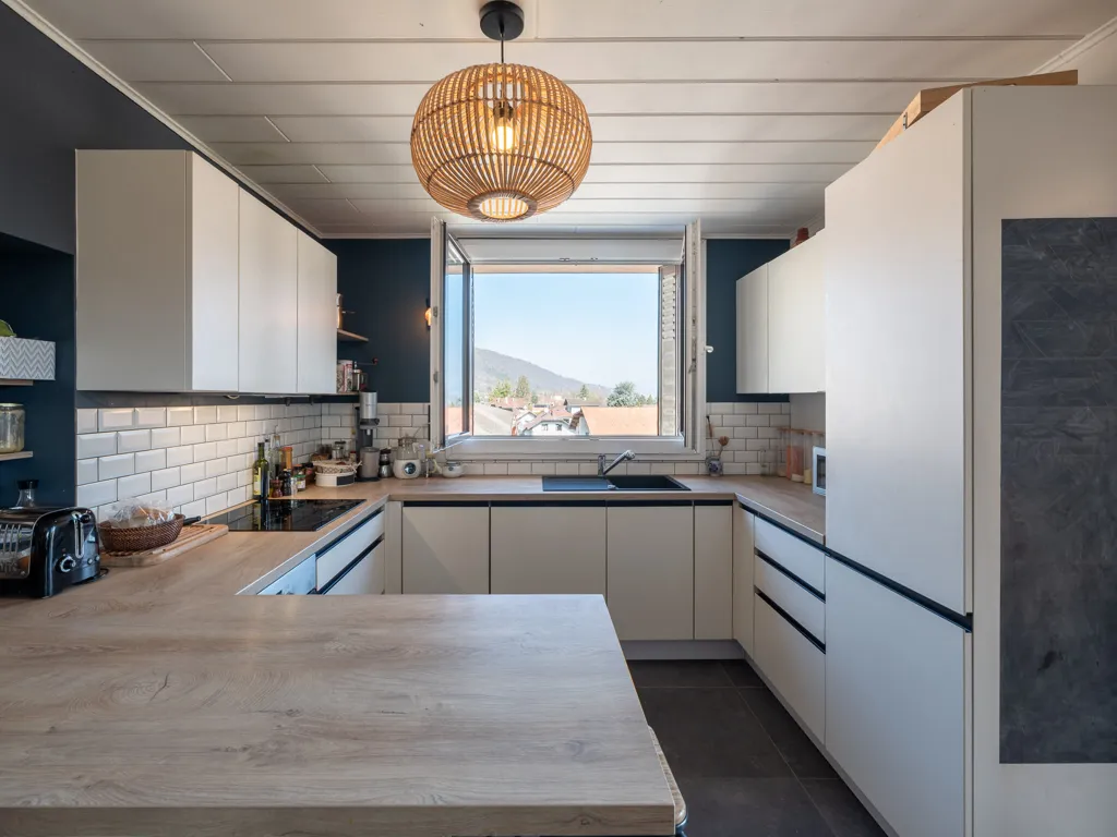 Cucina - Luxury Apartment with Lake View in Sevrier