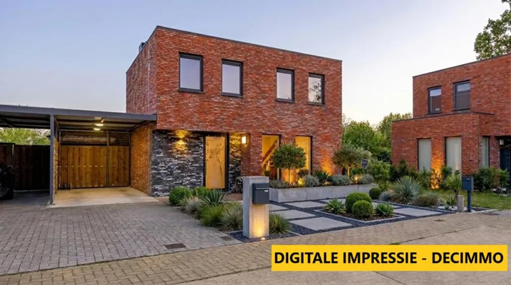 Extérieur - Maison Moderne avec Espace Vert à Balen