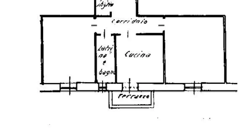 Plan - Bright 3-Room Apartment with Balcony in Florence