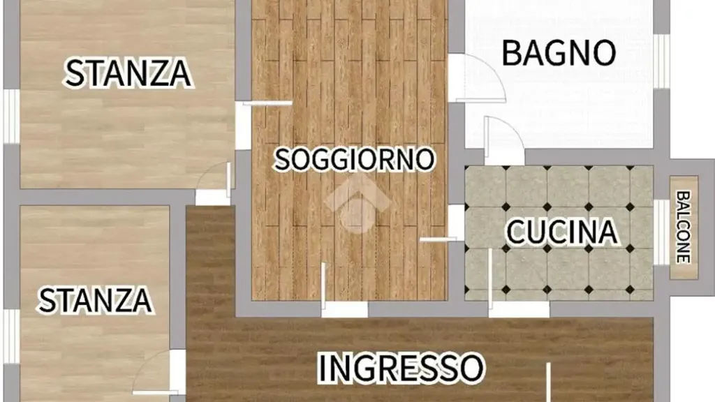 Plan - Period Flat with Balcony in Cosenza Centre