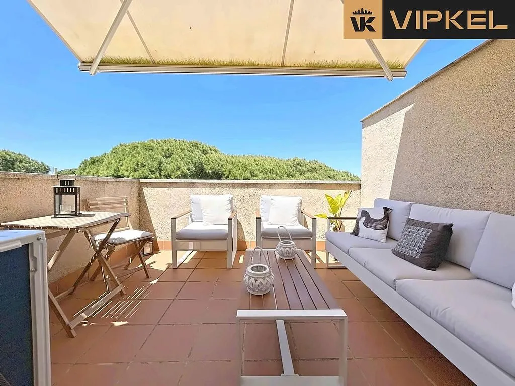 Terrace - Penthouse with Pool and Golf View in Novo Sancti Petri