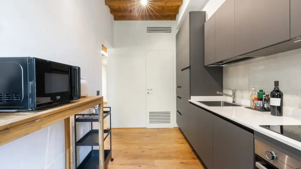 Cucina - Modernised Trilocale in Oltrarno, Florence
