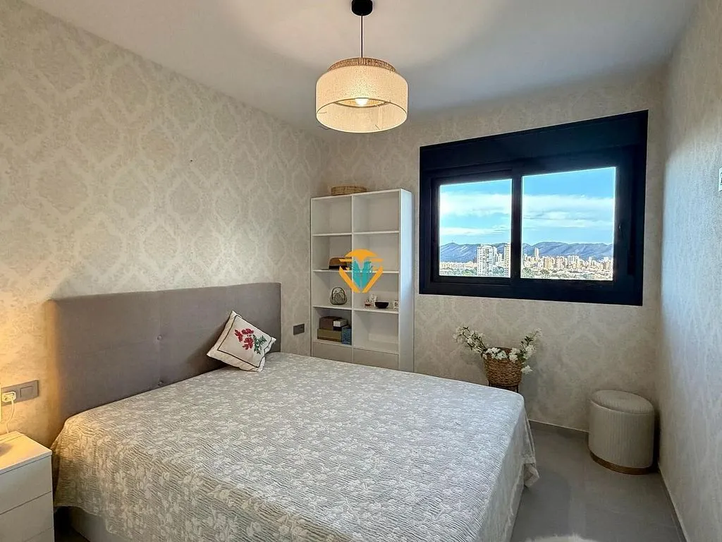 Bedrooms - Apartment with Pool and Terrace in Benidorm