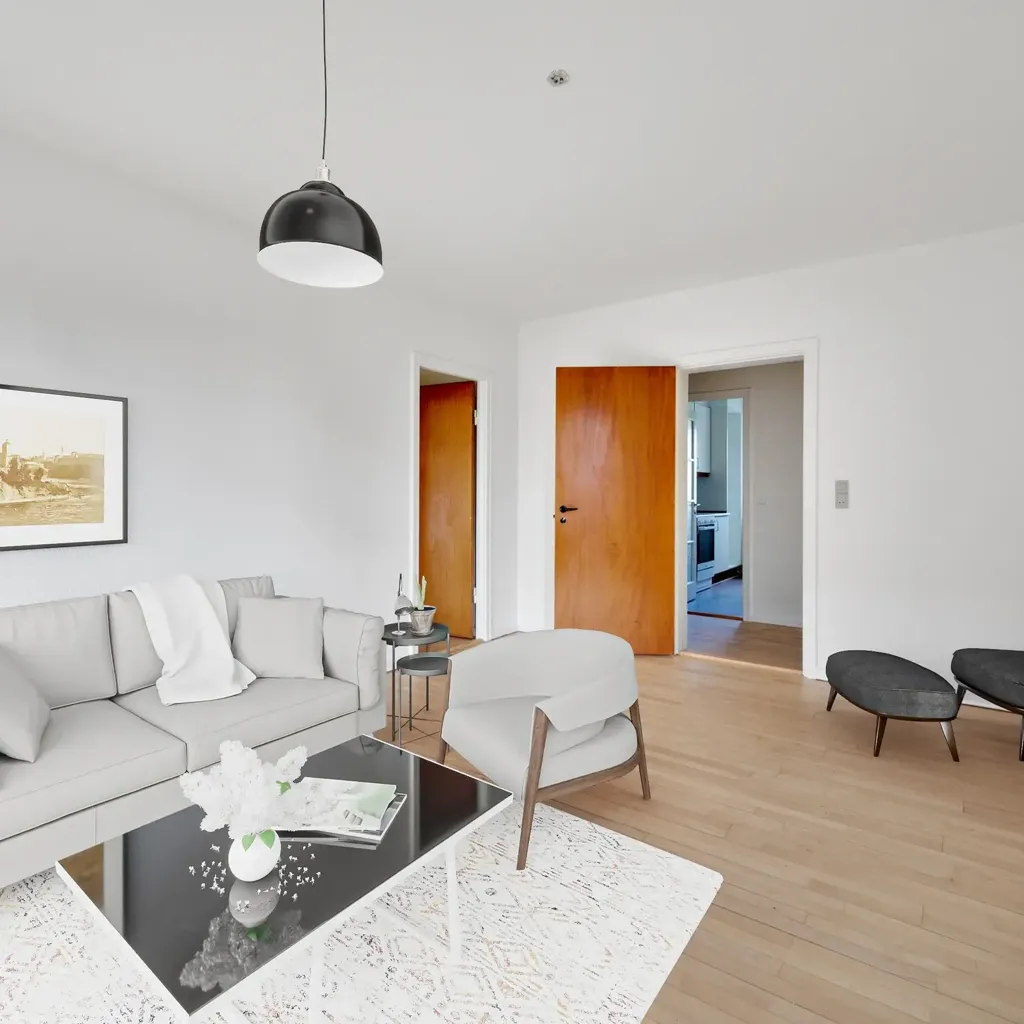 Séjour - Apartment with Balcony in Randers NV