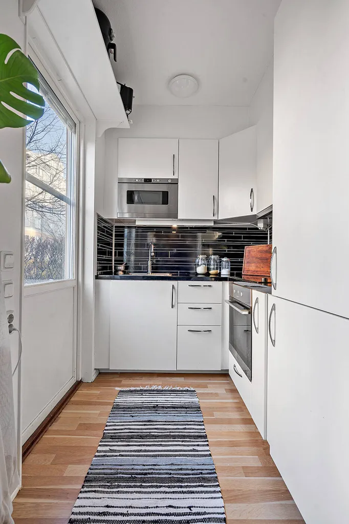 Köök - Modern Flat with Balcony in Järfälla
